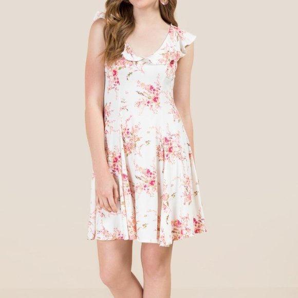 Francesca's Collections Dresses & Skirts - NWT Francesca’s Delphine Ruffle Floral Sundress